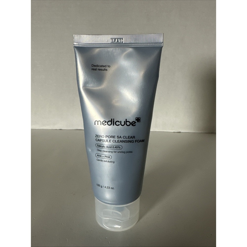 medicube Facial Cleanser 4.23 Ounce (Pack of 1), Zero Capsule(AHA+BHA+PHA) Ex:28